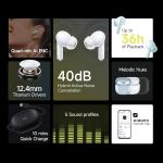 Redmi Buds 5C Hybrid ANC TWS Earbuds Crystal Clear Sound