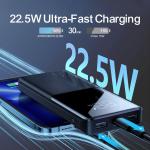 JR - QP191 22.5W LED Fast Charging Power Bank 10000mAh