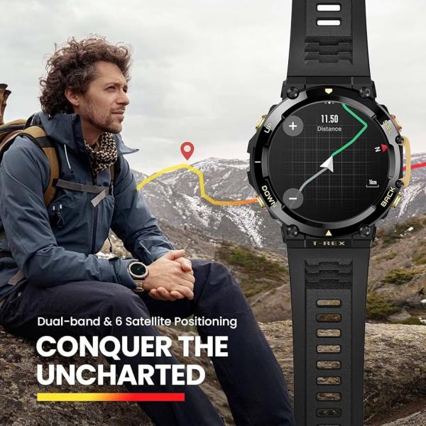 Amazfit T-Rex 2 Smart Watch - Ember Black