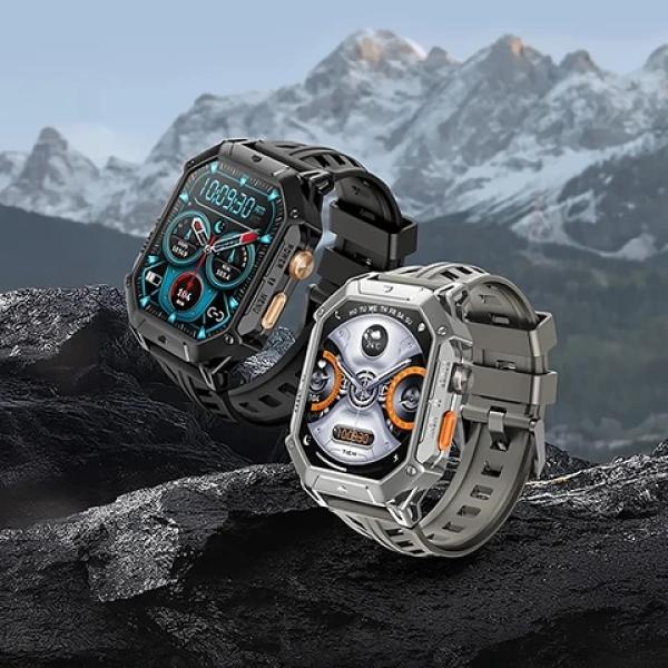 Haylou Iron N1 Rugged Smartwatch with 1.43″ AMOLED, 100+ Sports Modes & 12-Day Battery