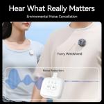 ULANZI A30 Tiny Mic Magnetic Wireless Lavalier Microphone – Noise Cancelling, 20H Battery, 164ft Range for DSLR, iPhone & Android