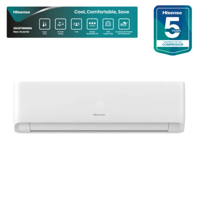 Hisense 1.5 Ton Inverter AC – Split Type Smart Cooling