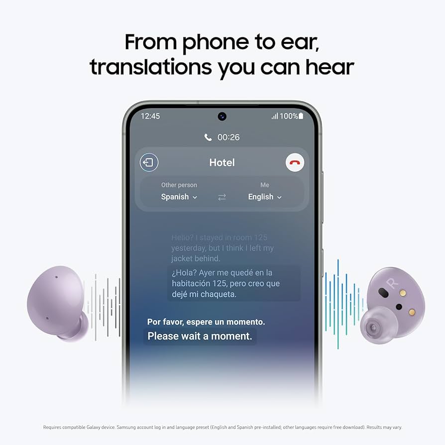Real-time Language Translation (from phone to ear)